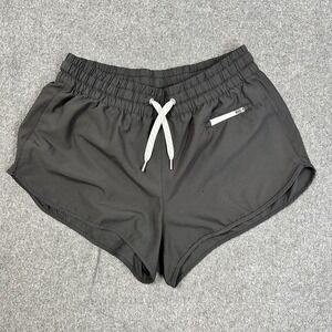 Vuori Black Running Shorts Women Elastic Waist Lightweight Size S